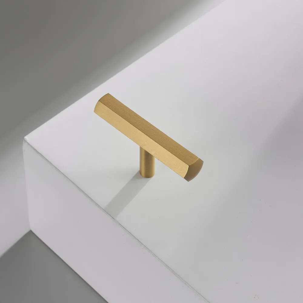 T-type Nuppi 3106 | Kuusikulmainen | Messinki
