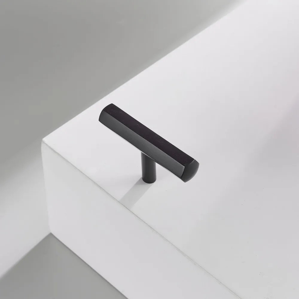 T-type Nuppi 3106 | Kuusikulmainen | Musta