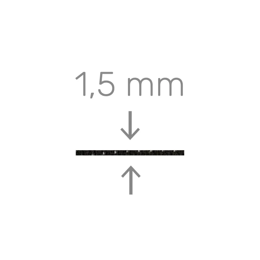Caiman-päällinen - 5% hopeaa - 1,5 mm