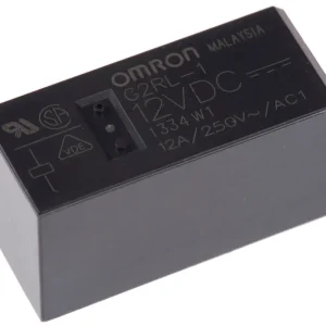 Omron-rele 12V DC SPDT 12A piirilevylle asennettava G2RL-1 DC12