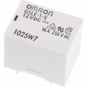 Omron-rele 12V DC SPDT 16A piirilevylle asennettava G5LE-1-E DC12