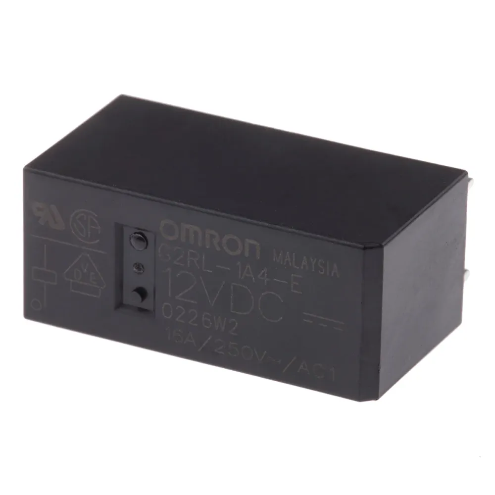 Omron-rele 12V DC SPST 16A piirilevylle asennettava G2RL-1A4-E DC12