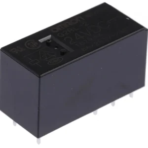 Omron-rele 24V DC DPDT 8A piirilevylle asennettava G2RL-2 DC24