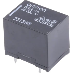Omron-rele 48V DC SPST 10A piirilevylle asennettava G5LE-1A_DC48