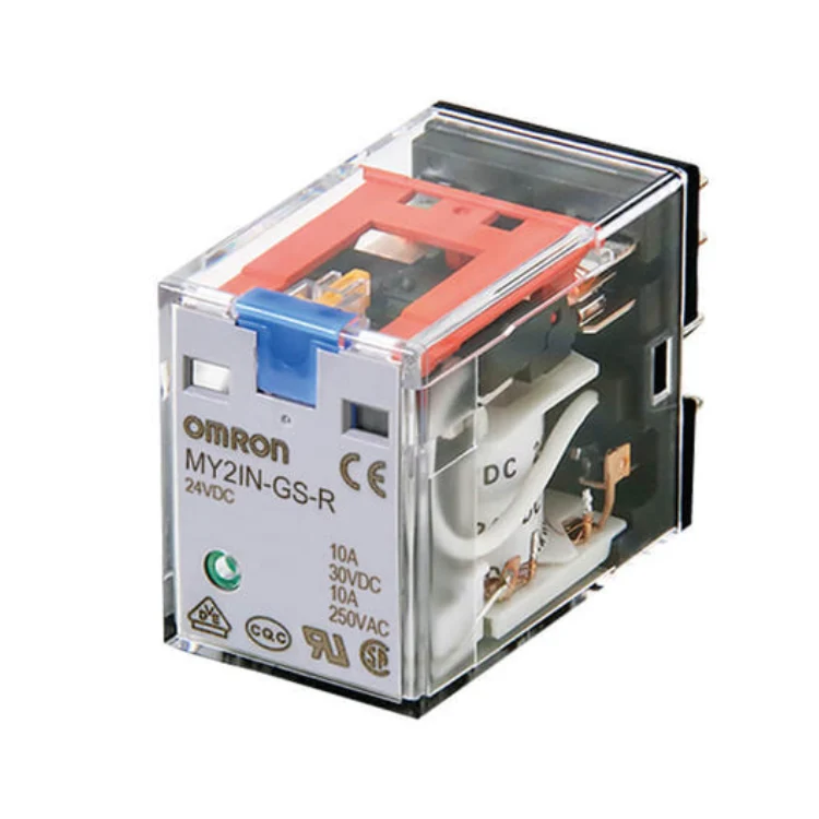 Omron-rele 4PDT 110-120V AC kela pistokeliitäntään MY4IN-GS-R AC110/120