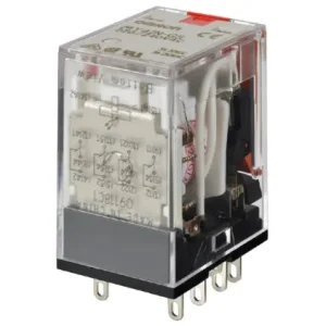 Omron-rele 4PDT 24V DC -pistokeliitäntä MY4IN-GS_DC24