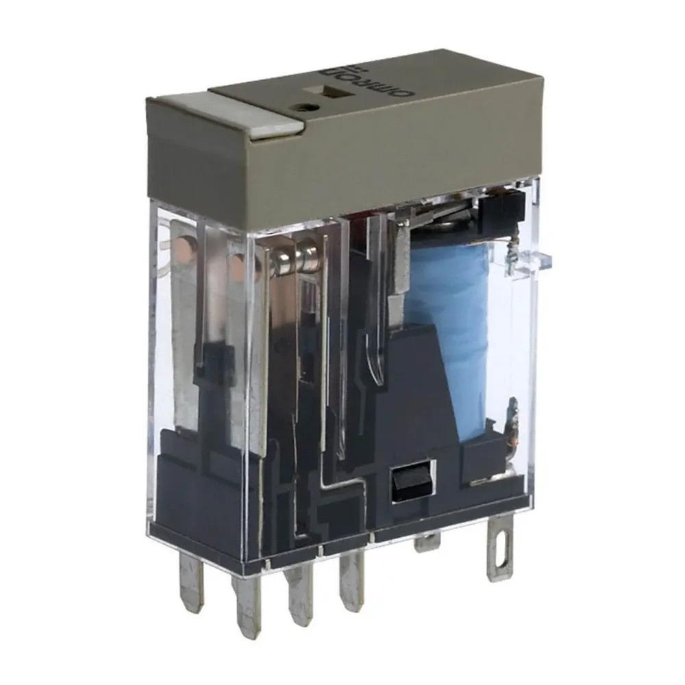 Omron-rele DPDT 12V DC 5A pistokeliitäntä G2R-2-SN DC12(S)