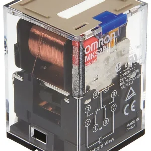 Omron-rele DPDT 24V DC 10A pistokeliitäntä MKS2PI DC24