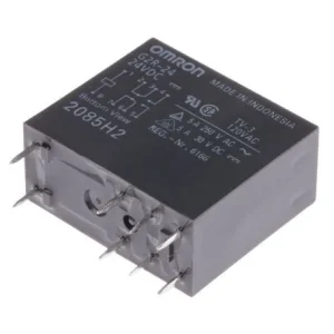 Omron-rele DPDT 24V DC kela 3A piirilevylle kiinnitettävä G2R-24 DC24