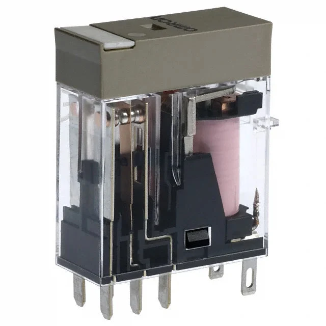 Omron-rele DPDT 24V AC pistokeliitäntä 5A G2R-2-SN AC24(S)