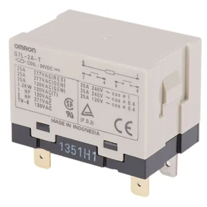 Omron-rele 24 V DC -kela 25 DPST-paneeliasennus G7L-2A-T DC24