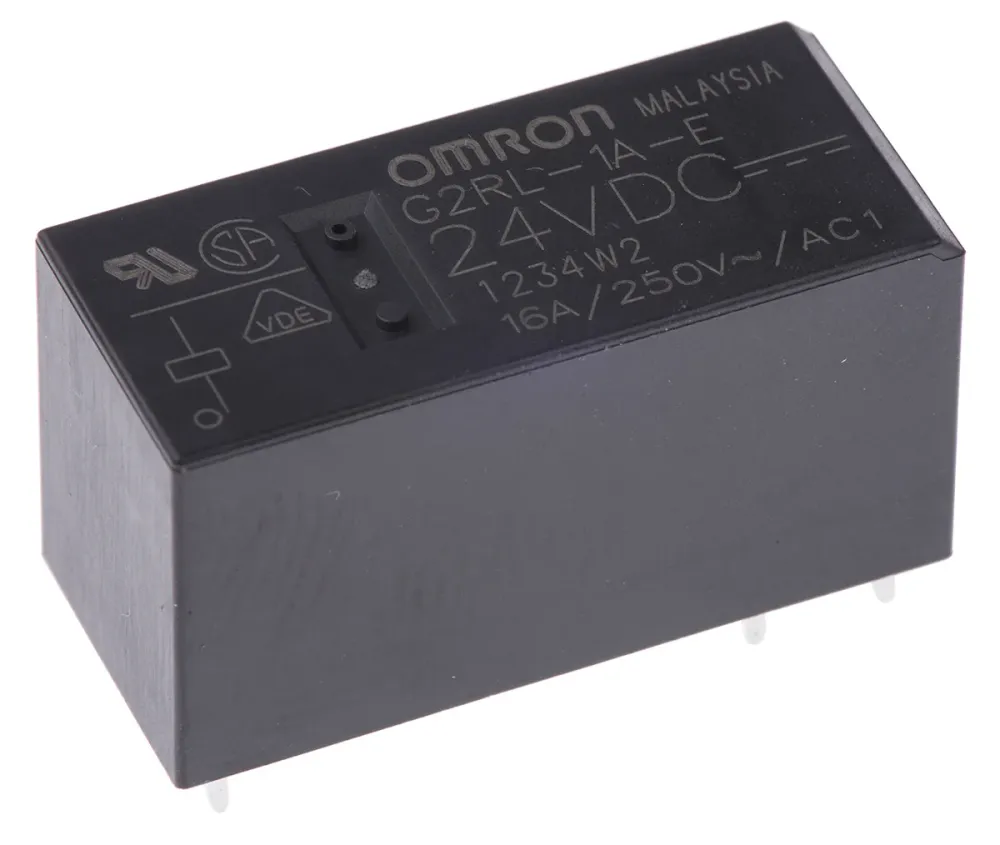 Omron-rele 24 V DC -kela 16 SPST G2RL-1A-E DC24