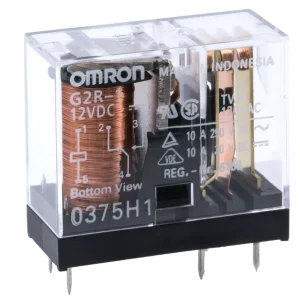 Omron-rele SPDT 12V DC 10A piirilevylle asennettava G2R-1 DC12