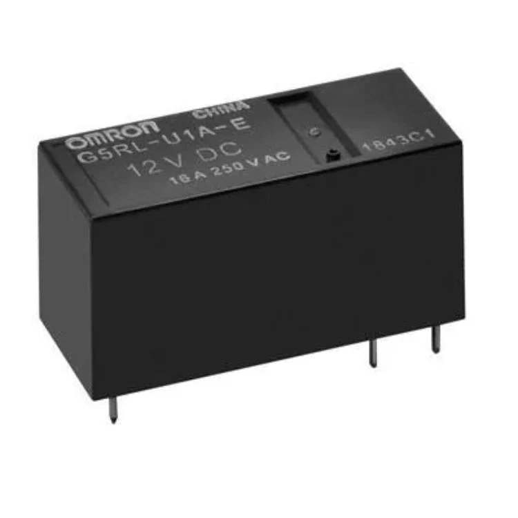 Omron-rele 5V DC SPST 16A piirilevylle asennettava G5RL-1A-E-HR_DC5