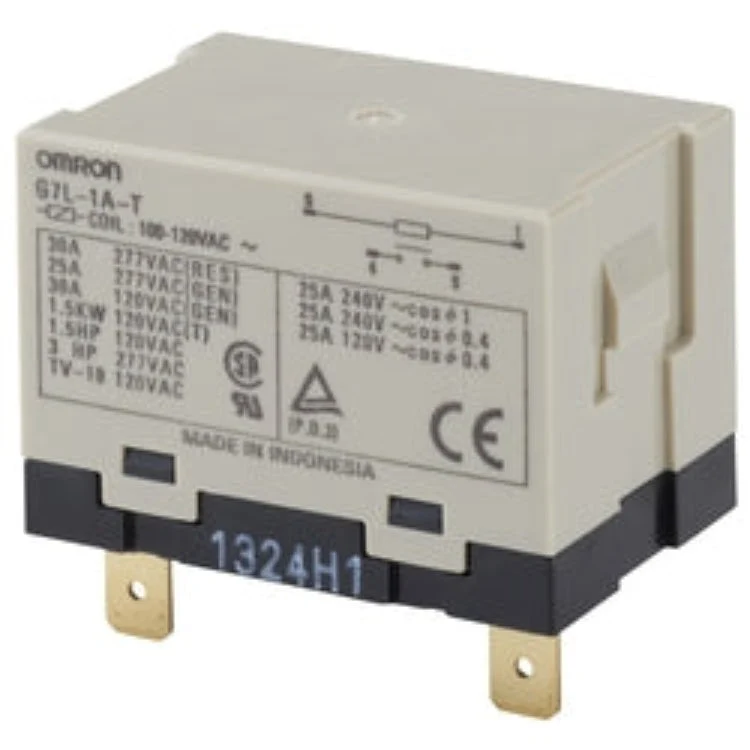 Omron-rele SPST 240V AC 30A paneeliasennus G7L-1A-T_AC200/240