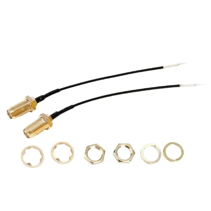AntennaHome SMA-naaras ulkokierre sisäreiällä RG1.13 150mm jatkokaapeli