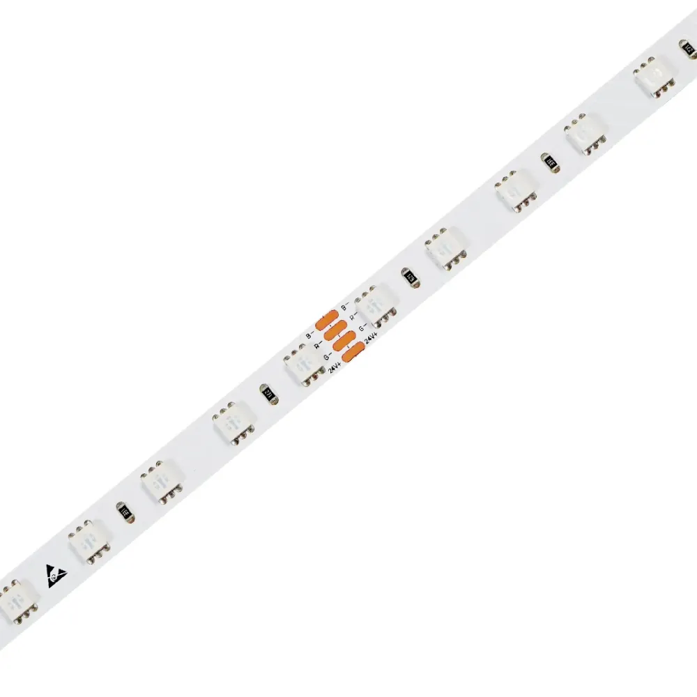 RGB LED-nauha 14,4W/m 24V - 60led/m 5m