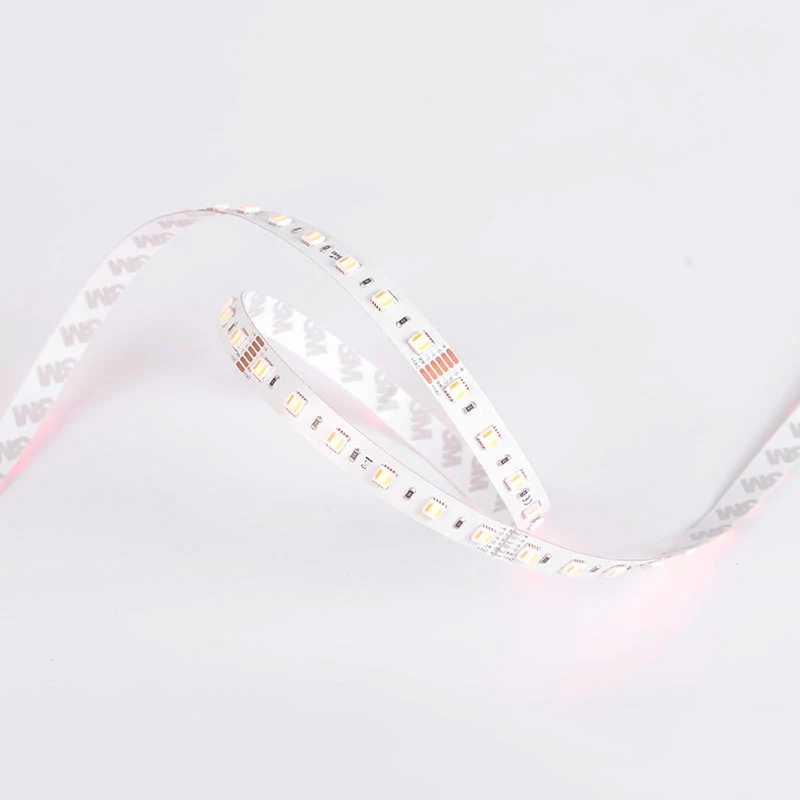 RGB+CCT LED-nauha 20W/m 24V 5 1 RGB+2300-6500K, IP20 5m
