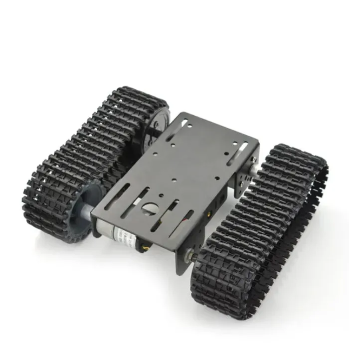 Arduino-seurattava robottialusta Musta Gladiator-tankkisarja ROB0153 DFRobot