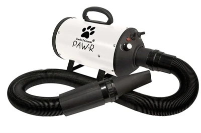 Tools-2-Groom Paw-R vesipuhallin täysin säädettävä valkoinen