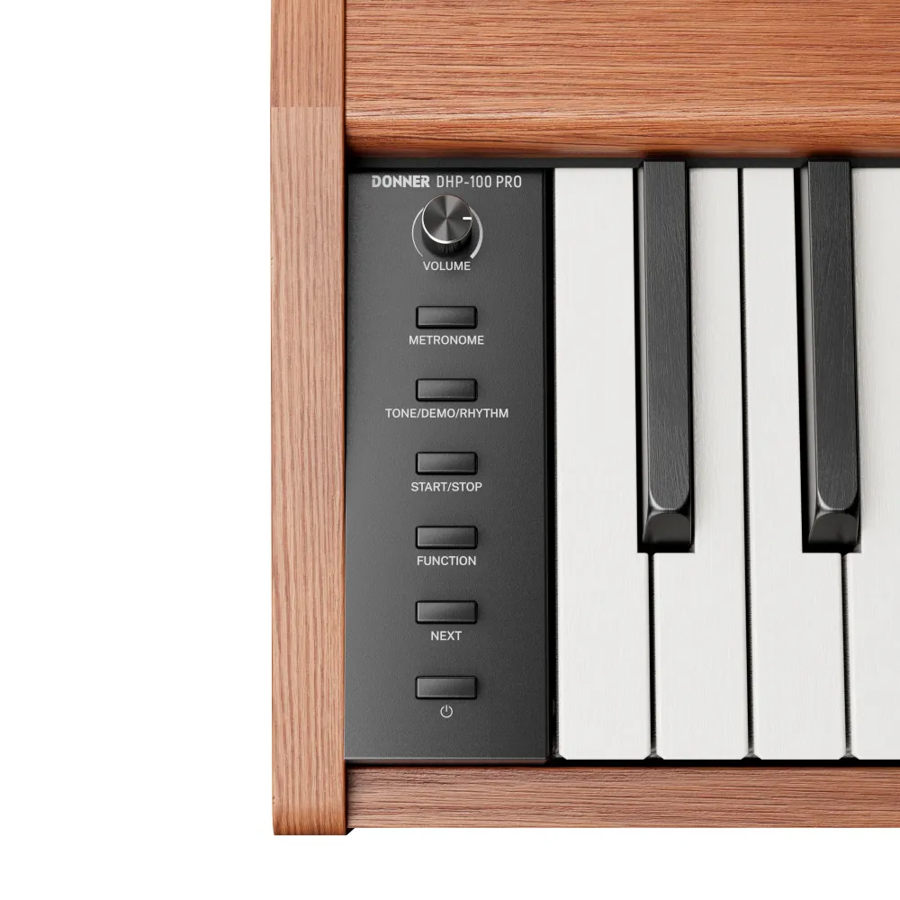 Donner DHP 100 PRO digitaalipiano puuviimeistely