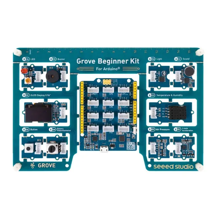 Seeed Studio Grove Beginner Kit Arduino 10 anturia & 12 projektia