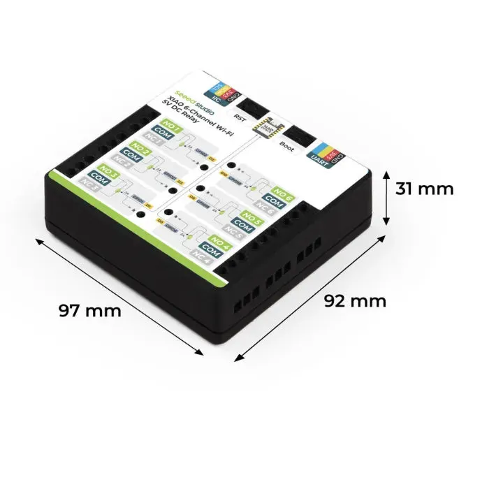 Seeed Studio XIAO 6-kanavainen Wi-Fi 5V DC-rele