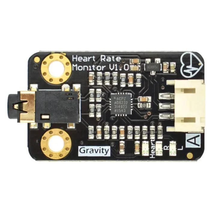 Gravity: EKG-sydämenlyöntimonitorianturi Arduinoon & ESP32:lle DFRobot