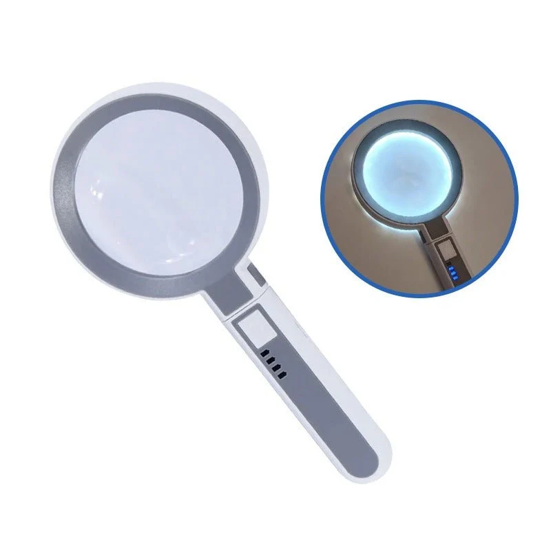 2--1 suurennuslasi LED-valolla - 4x suurennus