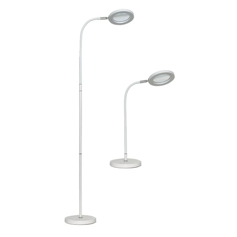 LED-suurennuslasilamppu lattialle ja pöydälle – 3x suurennos