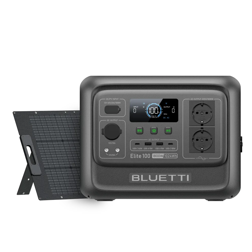 BLUETTI Elite 100 V2+200W Solar Generator Kit BLUETTI-EU