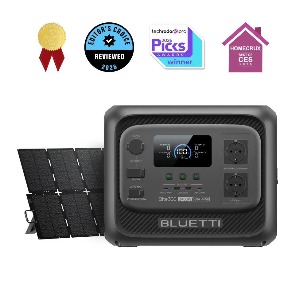 BLUETTI Elite 300 + SORA 500 Solar Generator Kit BLUETTI-EU