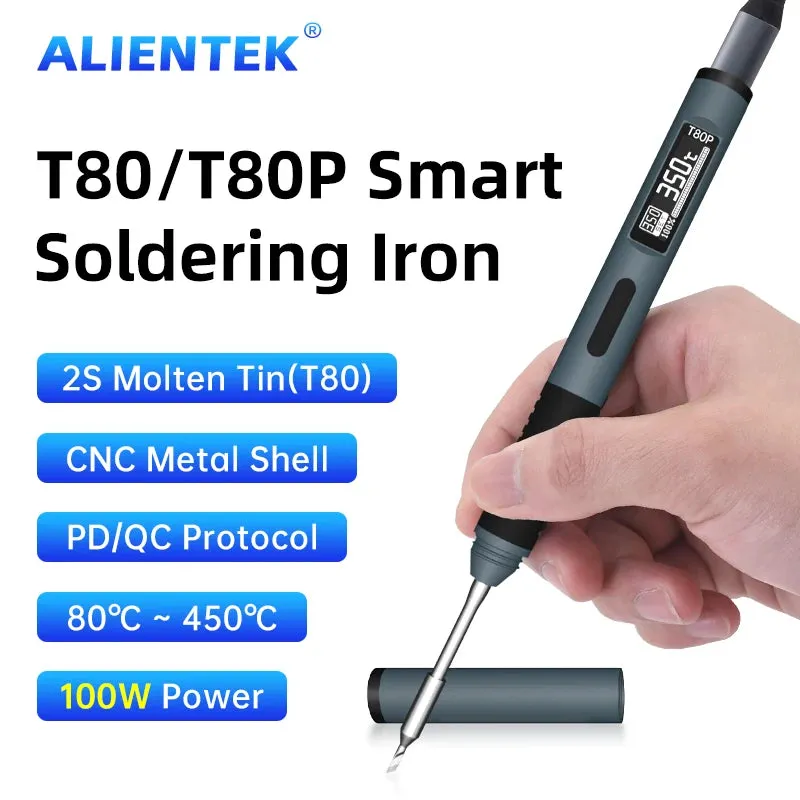 ALIENTEK T80/T80P Sähköinen juotosrauta sarja