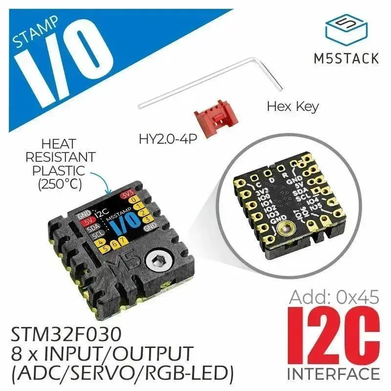 M5Stamp Extend I/O -moduuli (STM32F0) M5Stack