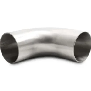 Vibrant 2.5in OD 4.13in Tangent Length T304 SS 90 Deg Mandrel Bend w/Extended Leg Length