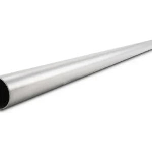 Vibrant 2in OD 304 Stainless Steel Brushed Straight Tubing