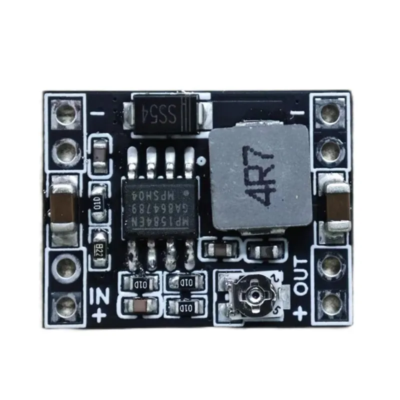 OpenELAB DC-DC 4,5V - 28V - 0,8V - 20V 3A jännitteen säädettävä alasmuuntopiiri