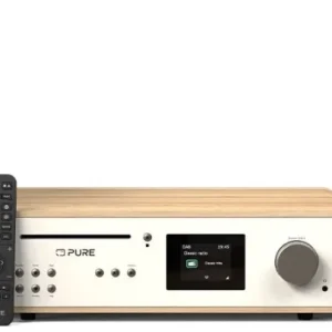 Pure Classic Stereo Hi-Fi System – DAB+, CD, Bluetooth, 100W, Egetræ