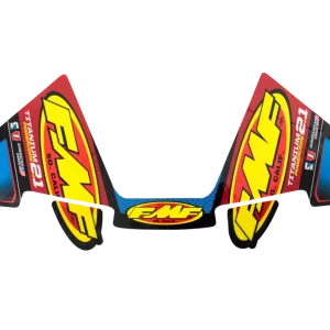 FMF Racing Titanium Powercore 2.1 Mylar Decal Replacement 3Pc