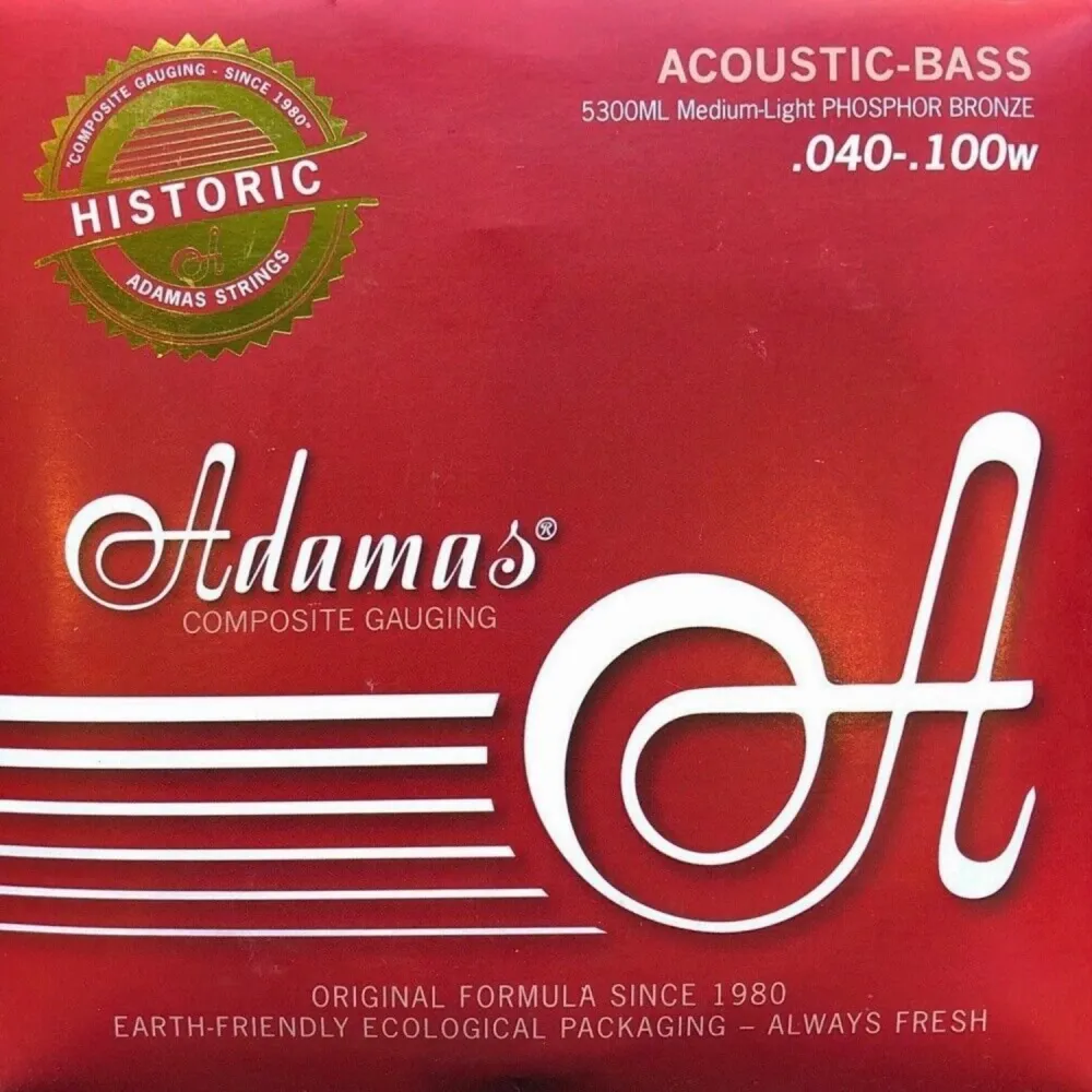 Adamas Strings acoustic bass Phosphor Bronze - Set 4-string med-light (5300ML)