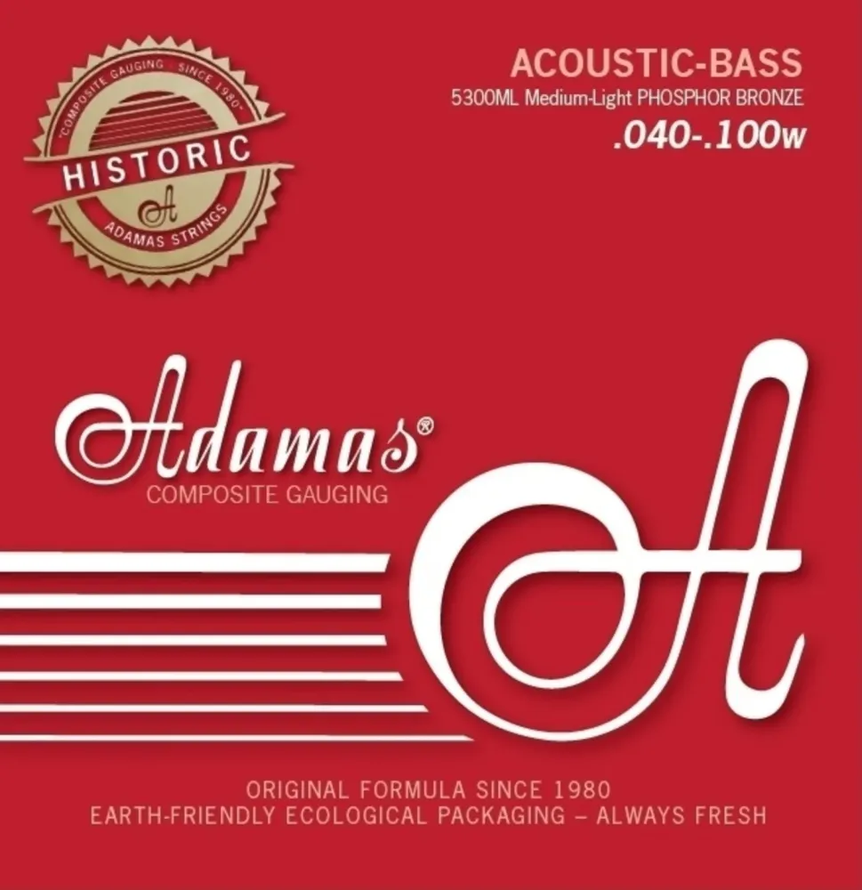 Adamas Strings acoustic bass Phosphor Bronze - Set 4-string med-light (5300ML)