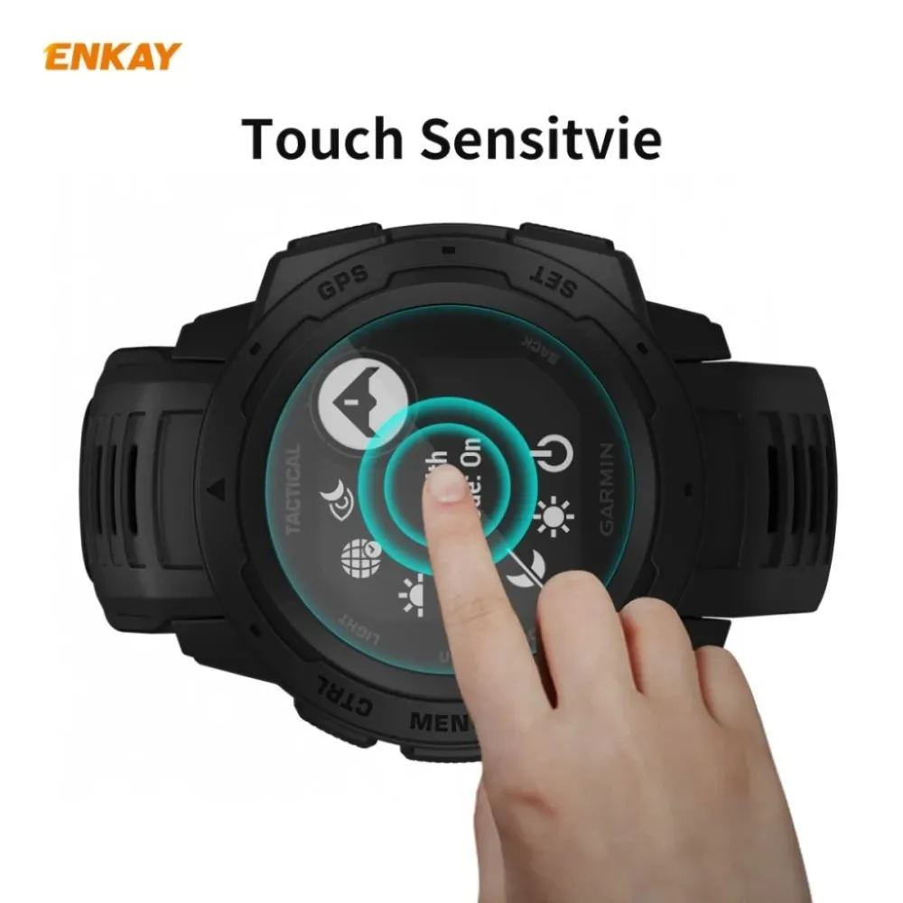 Garmin Instinct Tactical / Garmin Instinct Tide Karkaistu lasi Suojakalvo