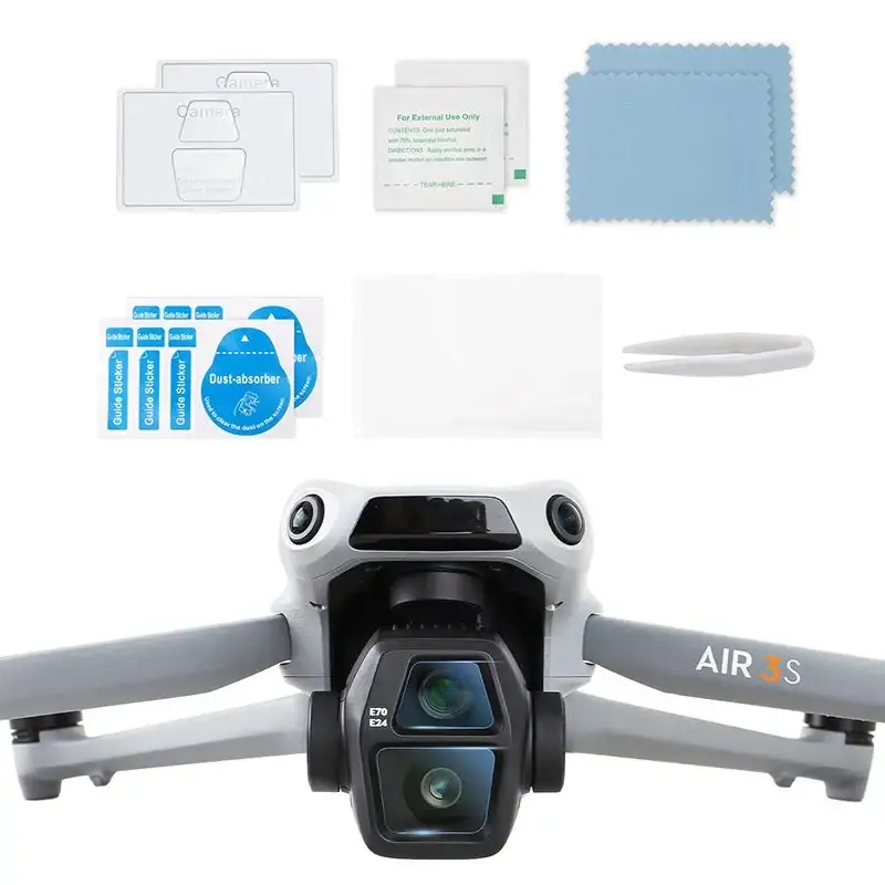 DJI Air 3S:n karkaistusta lasista valmistettu linssinsuoja - 2 kpl - pakkaus