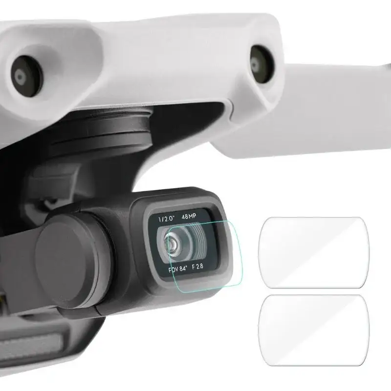 DJI Mavic Air 2:n karkaistusta lasista valmistettu linssinsuoja - 2 kpl - pakkaus
