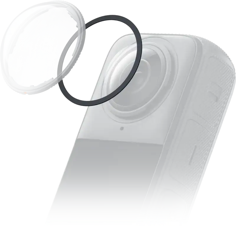 Insta360 X4 -objektiivin suojapakkaus talvikäyttöön