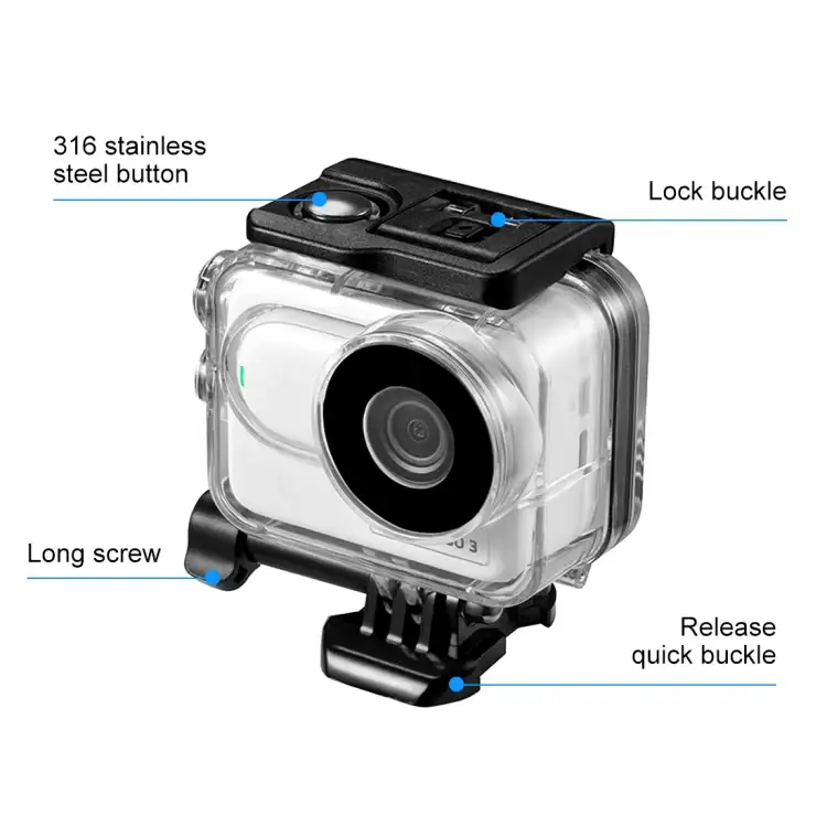 Insta360 GO 3 vedenpitävä kamerakotelo seikkailuihin