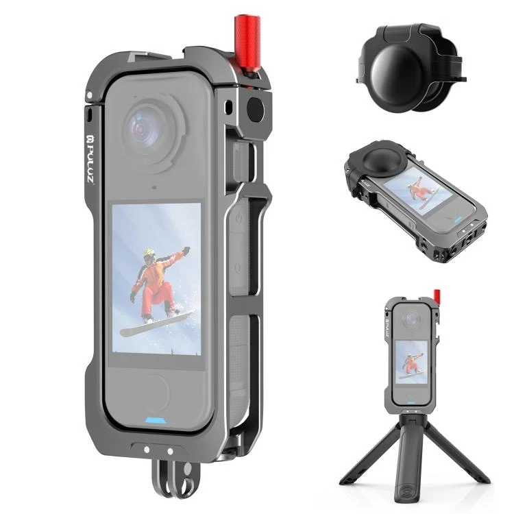 Kestävä metallikehikko Insta360 X4:n suojaukseen