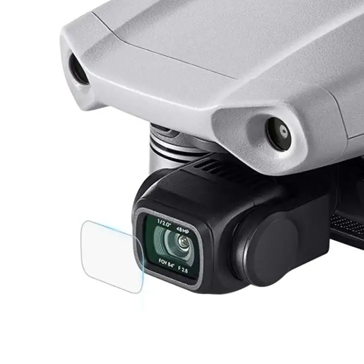 Mavic Airin karkaistusta lasista valmistettu linssinsuoja