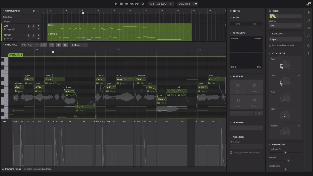 Synthesizer V Studio 2 Pro Eng Bdl 6 Voices