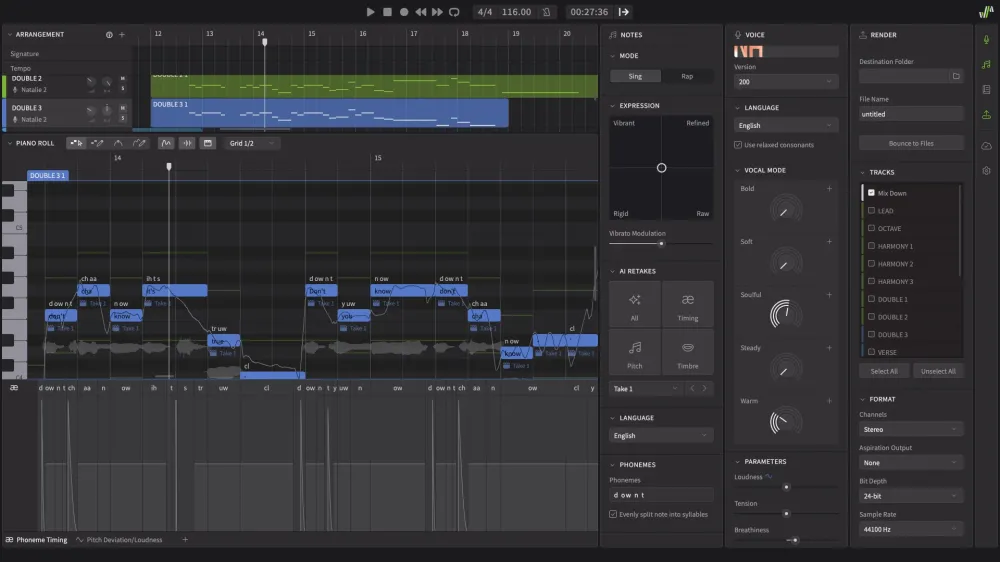 Synthesizer V Studio 2 Pro Eng Bdl 6 Voices